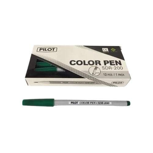 ปากกาเมจิก Pilot No.SDR-200 สีเขียวแก่