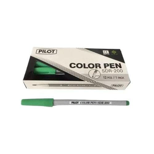 ปากกาเมจิก Pilot No.SDR-200 สีเขียวอ่อน