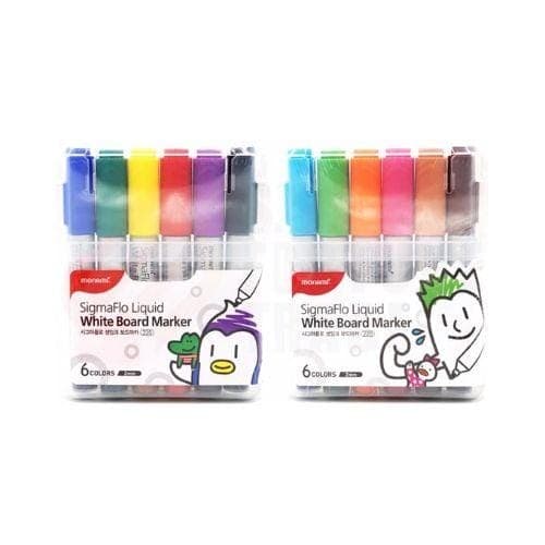 ปากกาไวท์บอร์ด SigmaFlo Liquid 220 12 สี (ชุด A + B)