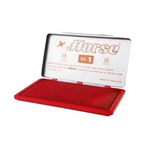แท่นประทับ Horse No.1 สีแดง