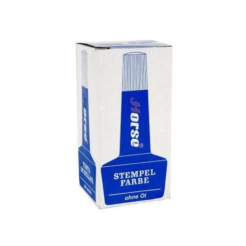 หมึกเติมแท่นประทับ ตราม้า 28 cc. สีน้ำเงิน
