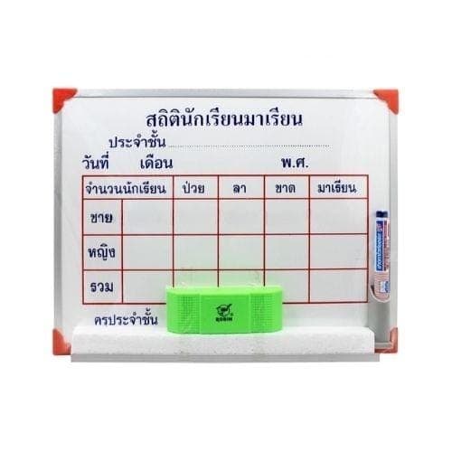กระดานสถิติ Robin 30 x 40 ซม.