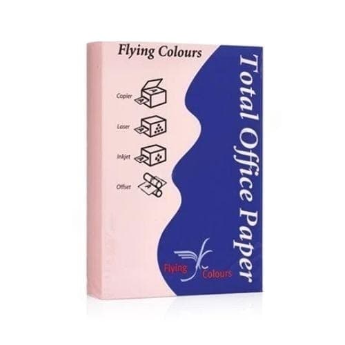 กระดาษถ่ายเอกสารสี Flying No.18 สีชมพูอ่อน