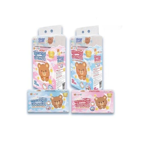 กระดาษทิชชู KUMA เช็ดหน้า 168 แผ่น