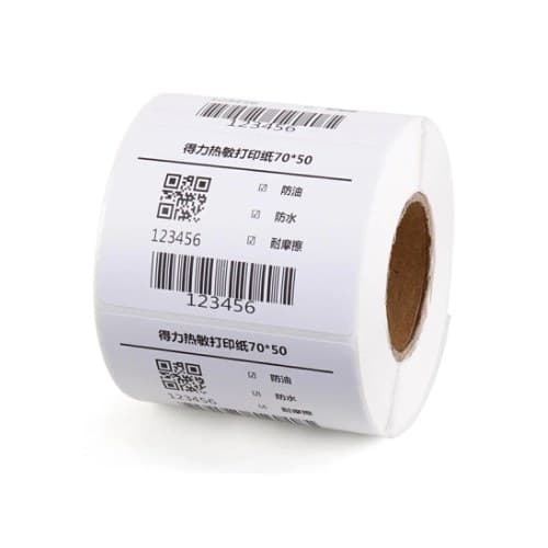 สติ๊กเกอร์ความร้อน ขนาด 70x50 มม. จำนวน 500 แผ่น DELI รุ่น DLI-11871