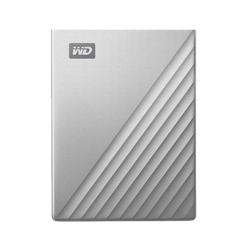 1 TB PORTABLE HDD (ฮาร์ดดิสก์พกพา) WD MY PASSPORT ULTRA (SILVER) (WDBC3C0010BSL)