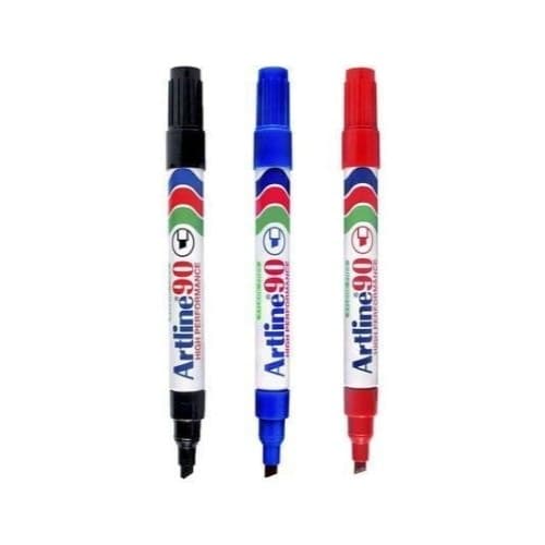ปากกาเคมี Artline No.EK-90 หัวตัด