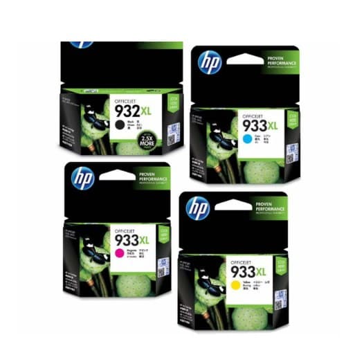 HP 932XL Bk HP 933XL C,M,Y