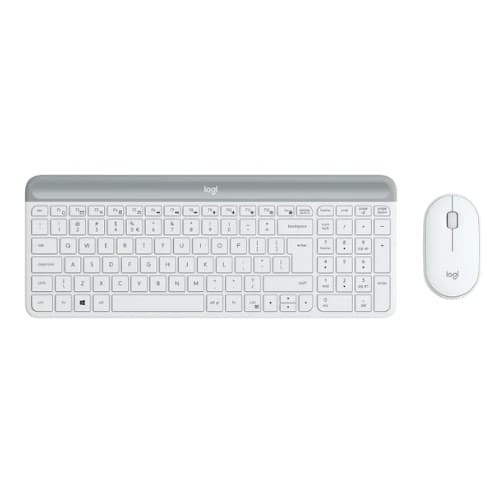MK470 Slim Wireless Combo white