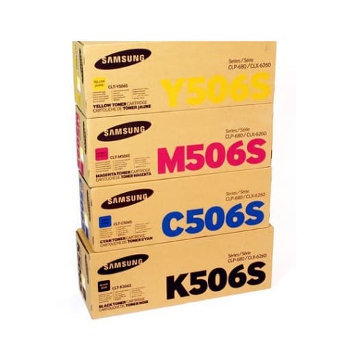 หมึกโทนเนอร์เลเซอร์ SAMSUNG CLT-K506S/CLT-C506S/CLT-M506S/CLT-Y506Sเลิกผลิต