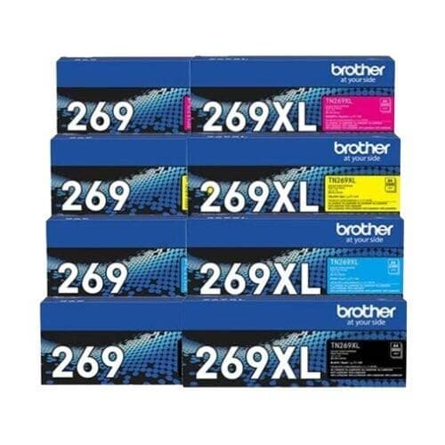 หมึกโทนเนอร์เลเซอร์ BROTHER TN269 / TN269XL BK, C, M,Y
