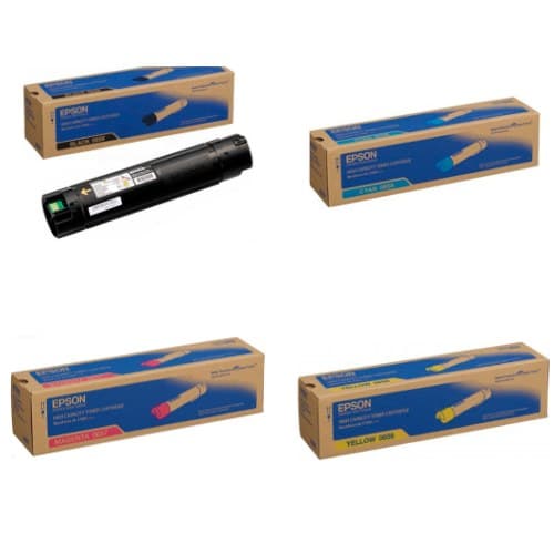 หมึกโทนเนอร์เลเซอร์ EPSON S050659 BK / S050658 C/ S050657 M / S050656 Y