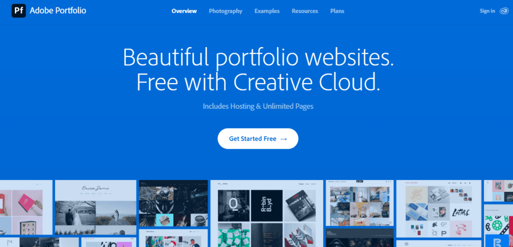 Adobe Portfolio