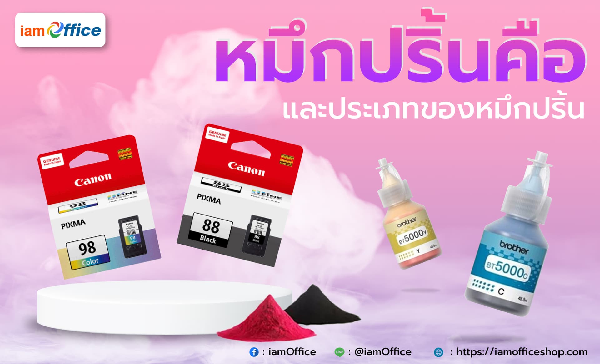 หมึกปริ้นเตอร์คืออะไร