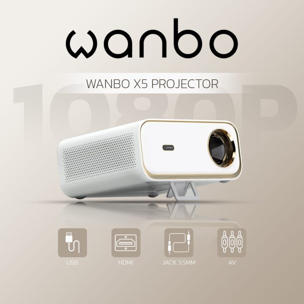 โปรเจคเตอร์ สมาร์ท Wanbo X5 Projector