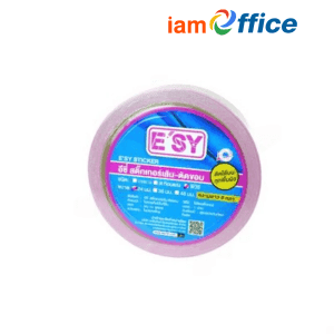 สติกเกอร์ตัดขอบ PVC 24 มิล x 9 Y (สีชมพู)