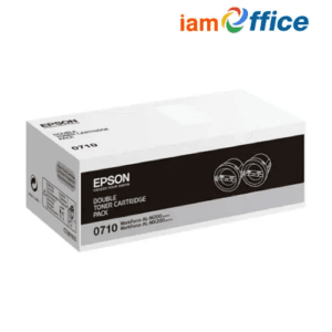 EPSON S050710 (แพ็คคู่): ตลับหมึกโทนเนอร์สีดำ