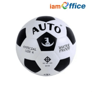 ฟุตบอล AUTO No.4 สีขาว-ดำ