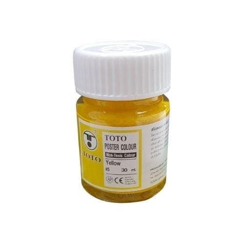 สีโปสเตอร์ Toto No.5 สีเหลือง (1 OZ.)