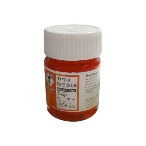 สีโปสเตอร์ Toto No.6 สีส้ม (1 OZ.)