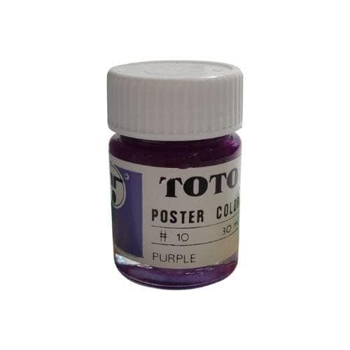 สีโปสเตอร์ Toto No.10 สีม่วง (1 OZ.)