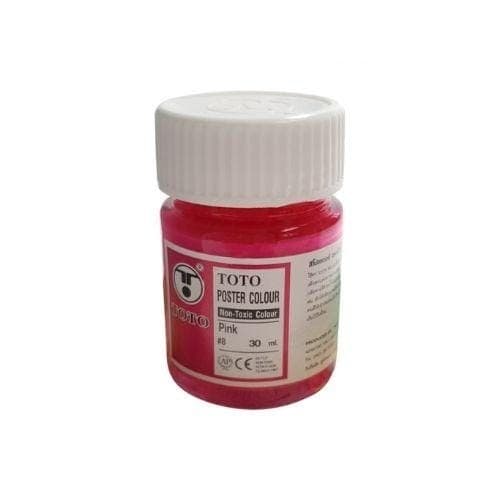 สีโปสเตอร์ Toto No.8 สีชมพู (1 OZ.)