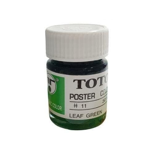 สีโปสเตอร์ Toto No.11 สีเขียวอ่อน (1 OZ.)