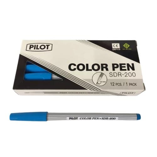 ปากกาเมจิก ไพล็อต No.SDR-200 สีฟ้า