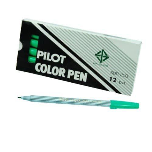 ปากกาเมจิก ไพล็อต No.SDR-200 สีเขียวอ่อน