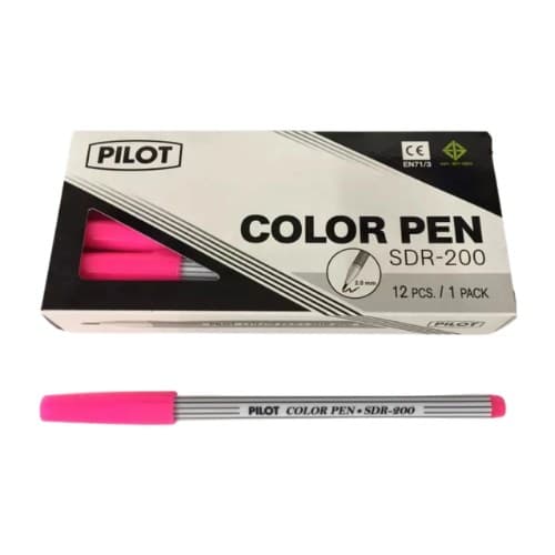 ปากกาเมจิก ไพล็อต No.SDR-200 สีชมพู
