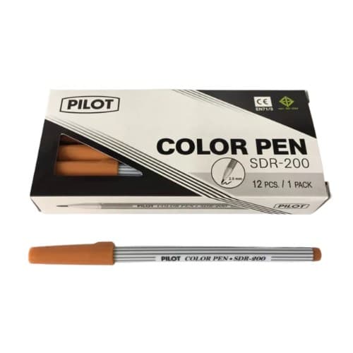ปากกาเมจิก ไพล็อต No.SDR-200 สีน้ำตาลอ่อน