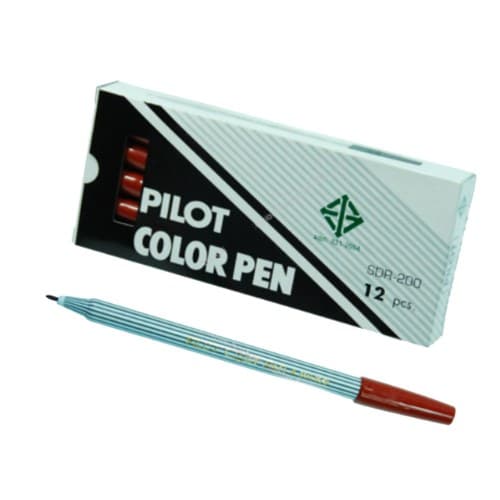 ปากกาเมจิก ไพล็อต No.SDR-200 สีน้ำตาลแก่