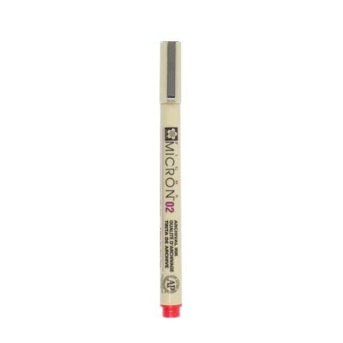 ปากกา Niji Pigma No.02 สีแดง