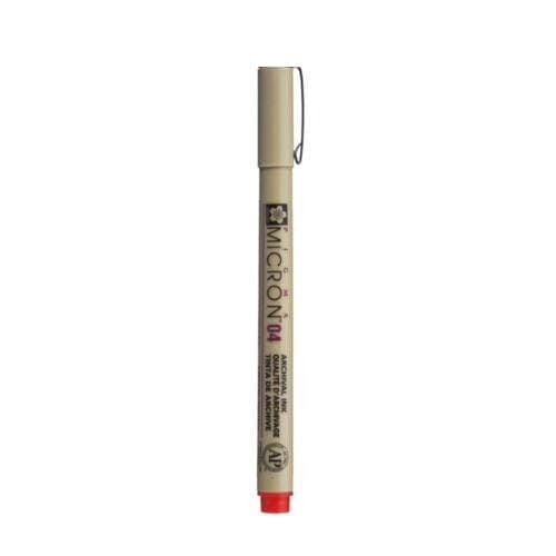 ปากกา Niji Pigma No.04 สีแดง