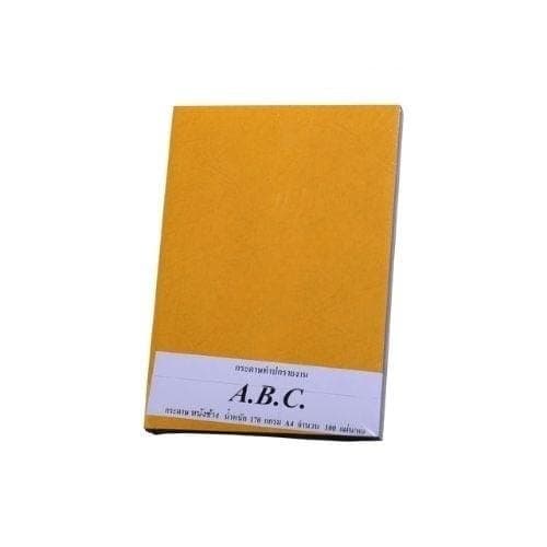 กระดาษหนังช้าง ABC 100 ใบ คละสี