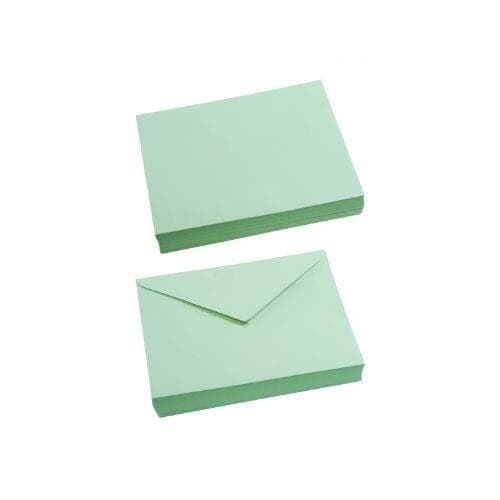 ซองลายริ้ว ตรานก ขนาด 8 1/2 นิ้ว กลิ่นหอม สีเขียว