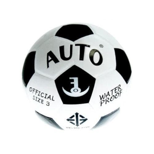 ฟุตบอล AUTO No.3 สีขาว-ดำ