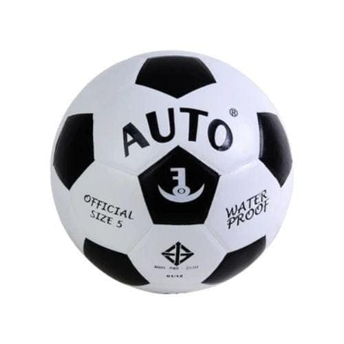 ฟุตบอล AUTO No.5 สีขาว-ดำ