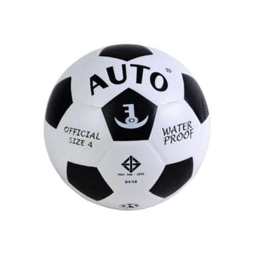 ฟุตบอล AUTO No.4 สีขาว-ดำ