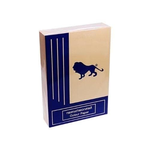 กระดาษถ่ายเอกสารสี สิงห์ No.01 สีส้ม