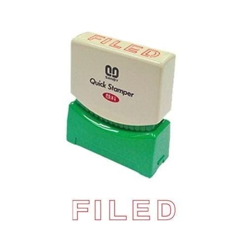 ตรายางหมึกในตัว Sunby No.F-1 FILED