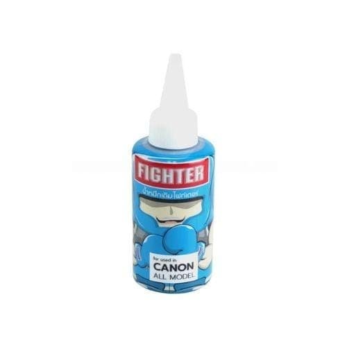 น้ำหมึกเติม Fighter สำหรับ Canon 100 ml. สีฟ้า
