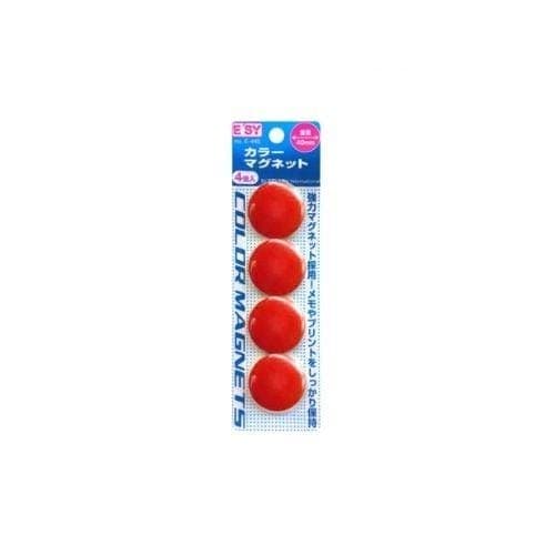 เม็ดแม่เหล็ก E'sy 40 มม. สีแดงทึบ