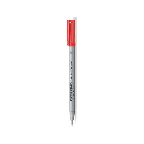 ปากกาเขียนแผ่นใส Staedtler No.311-2S สีแดง (ลบได้)