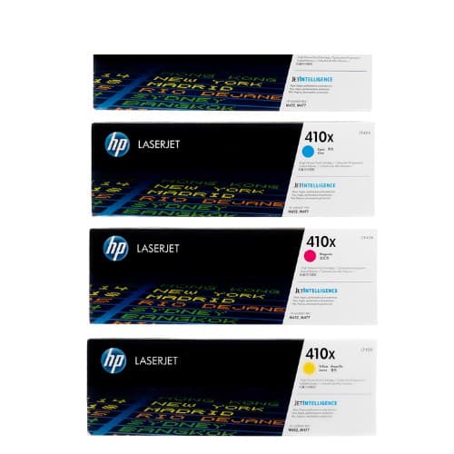 หมึกโทนเนอร์เลเซอร์ HP 410X (CF410X BK) / HP 410X (CF411X C) / HP 410X  (CF413X M) / HP 410X (CF412X Y)