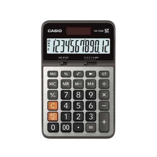 เครื่องคิดเลข CASIO AX-120 B 12 หลัก