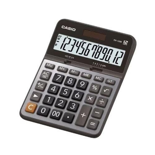 เครื่องคิดเลข CASIO DX-120 B 12 หลัก