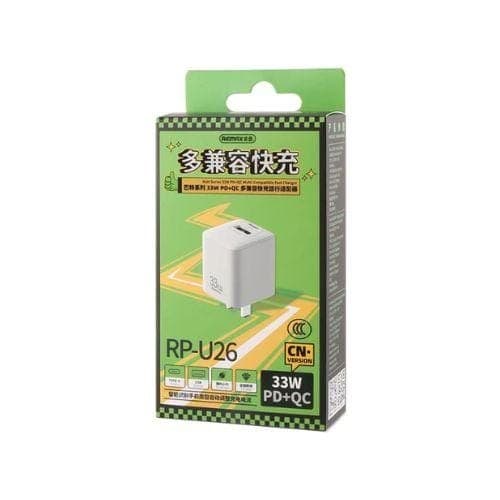 ที่ชาร์จ USB 33W PD Fast Remax No.RP-U26 (สีขาว)