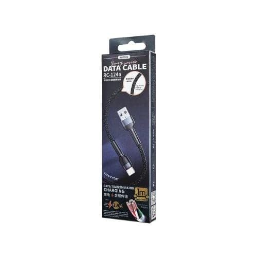 สายชาร์จ Remax No.RC-124a สีดำ (Type-C)