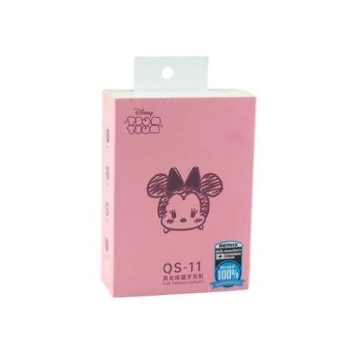 หูฟังบลูทูธ Remax BT/TWS QS-11 Disney สีชมพู